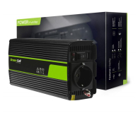 Green Cell Przetwornica 12V/230V 500W/1000W Mod sinus INV03DE - 548209 - zdjęcie 3